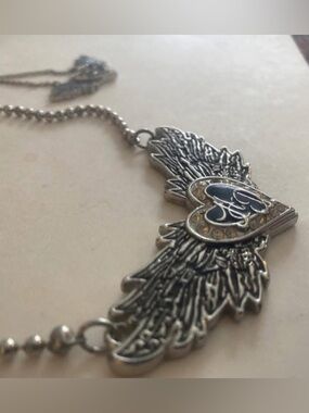 Harley Davidson Necklace And Earring 2 Piece Wing Set